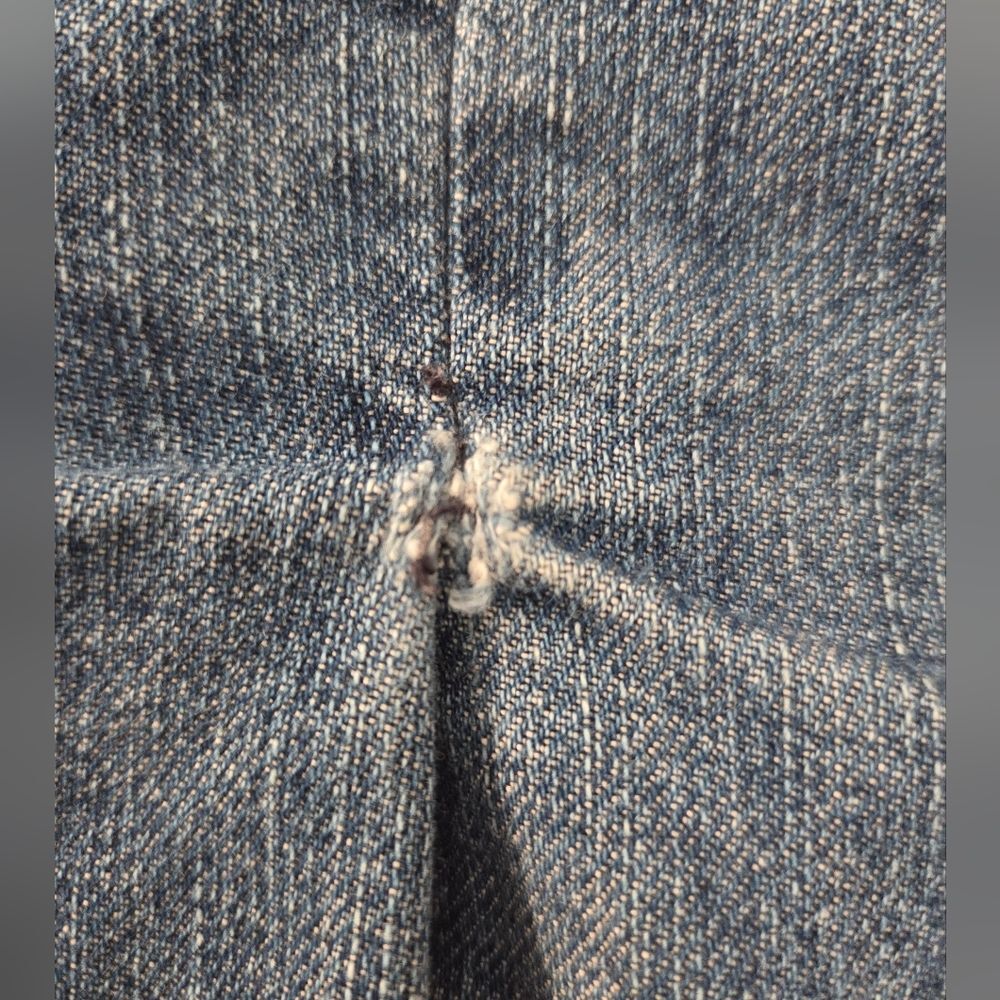 Anthropologie Louie Denim Jean Jacket Blazer 2 - Picture 7 of 8